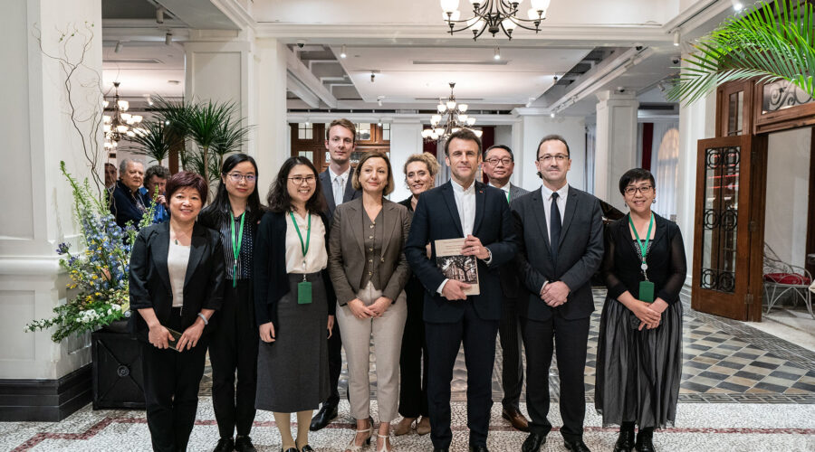 President Macron’s visit to the AIO (Apr. 7th , 2023) | 2023年4月7日马克龙到访AIO